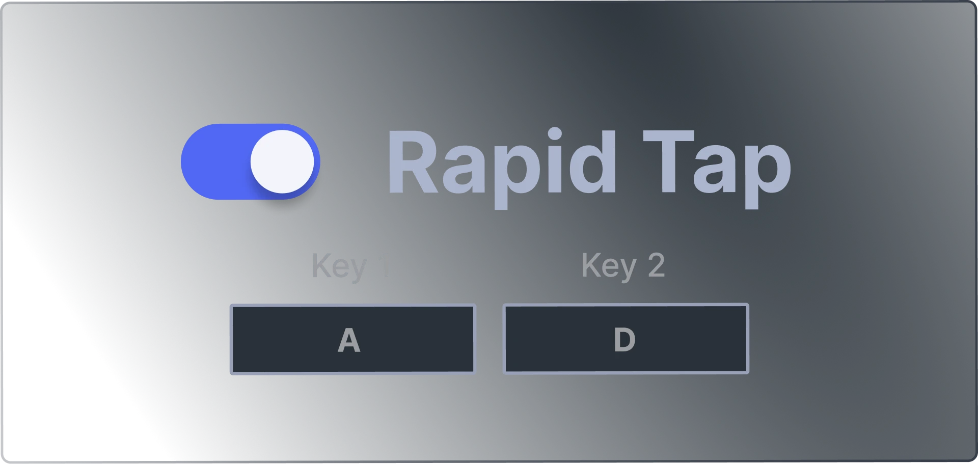 option de tapotement rapide