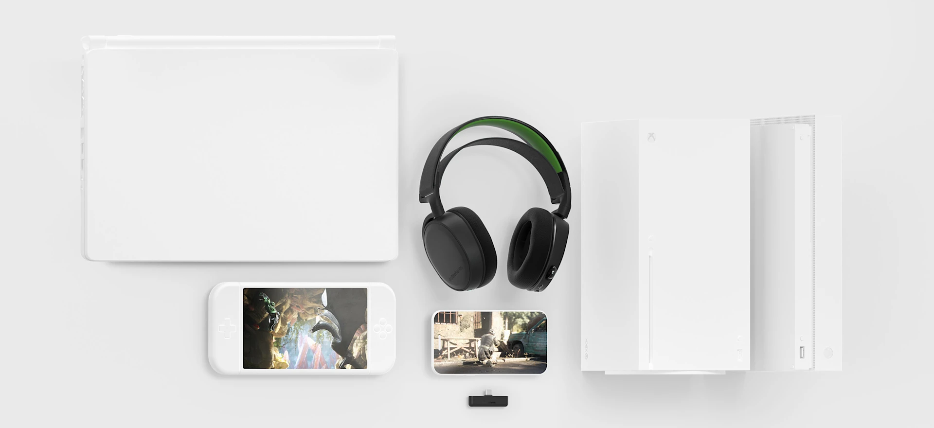 Arctis 7X+ with different products