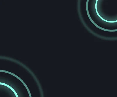 Sound waves in green circles