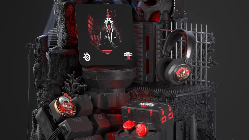 Sammlung von Call of Duty-Produkten