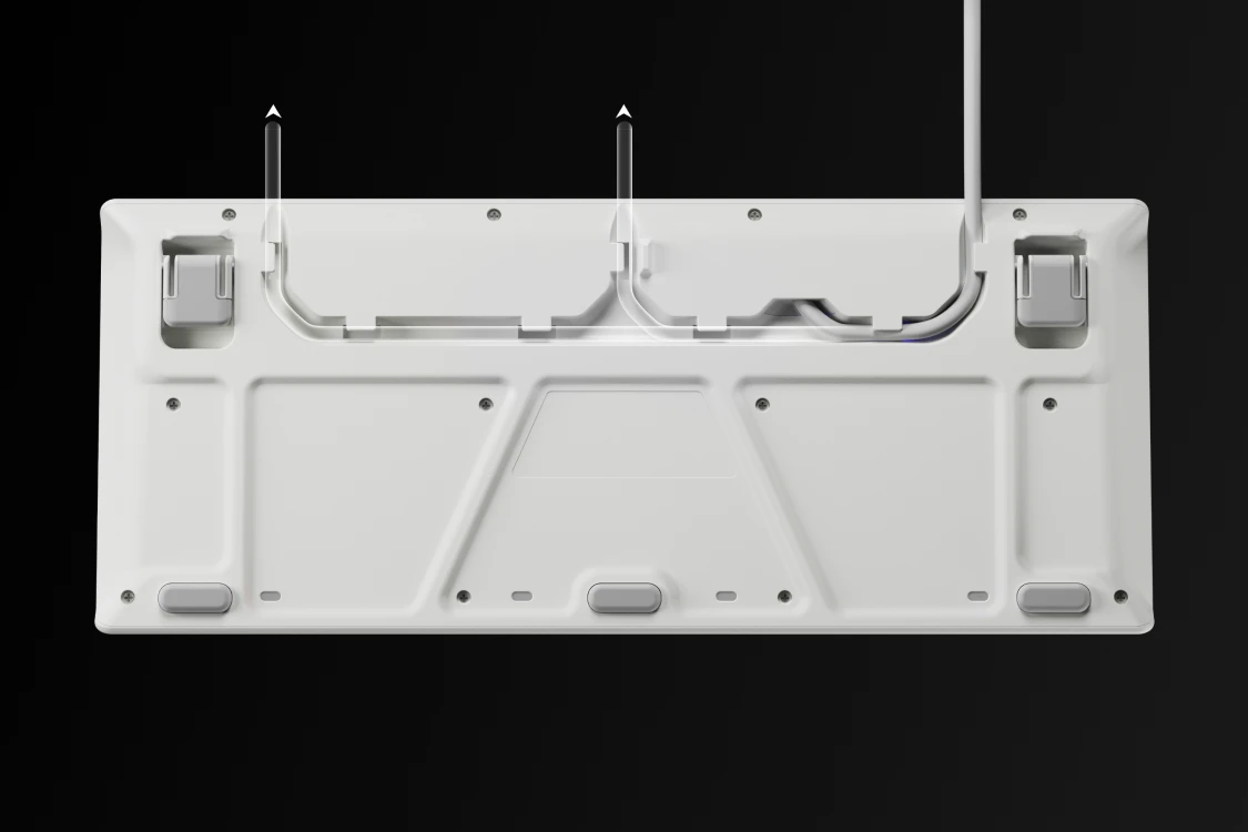 verso do teclado Apex 3 TKL