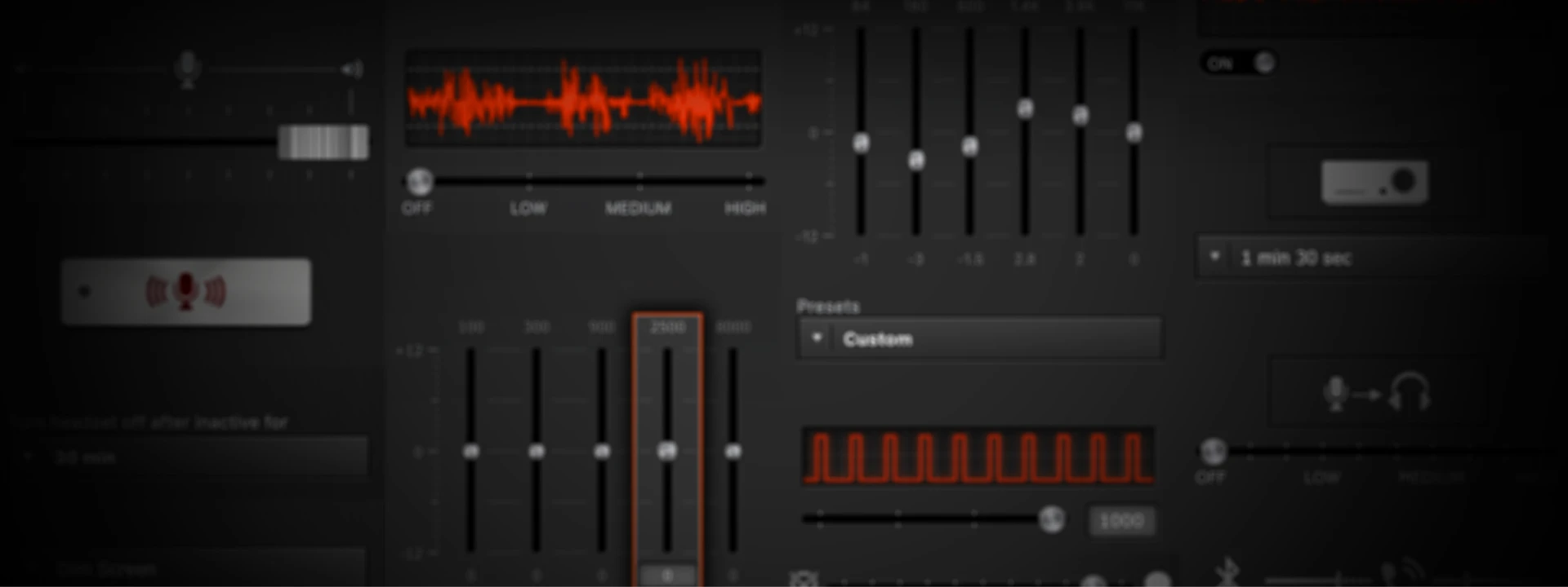 Engine software settings