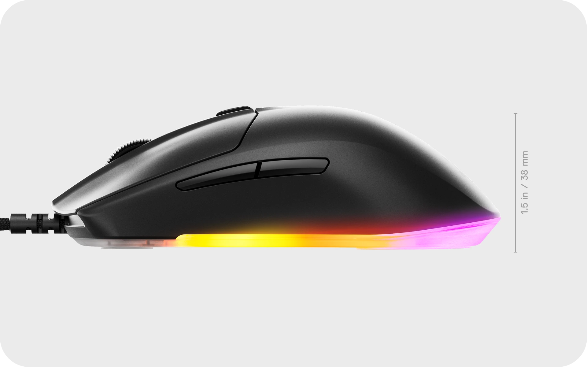 view from the side rival 3 gen 2 mouse