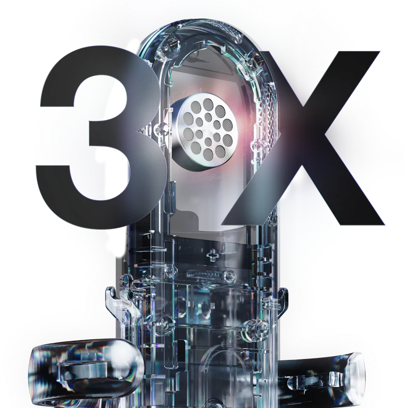 internal parts of the Alias microphone