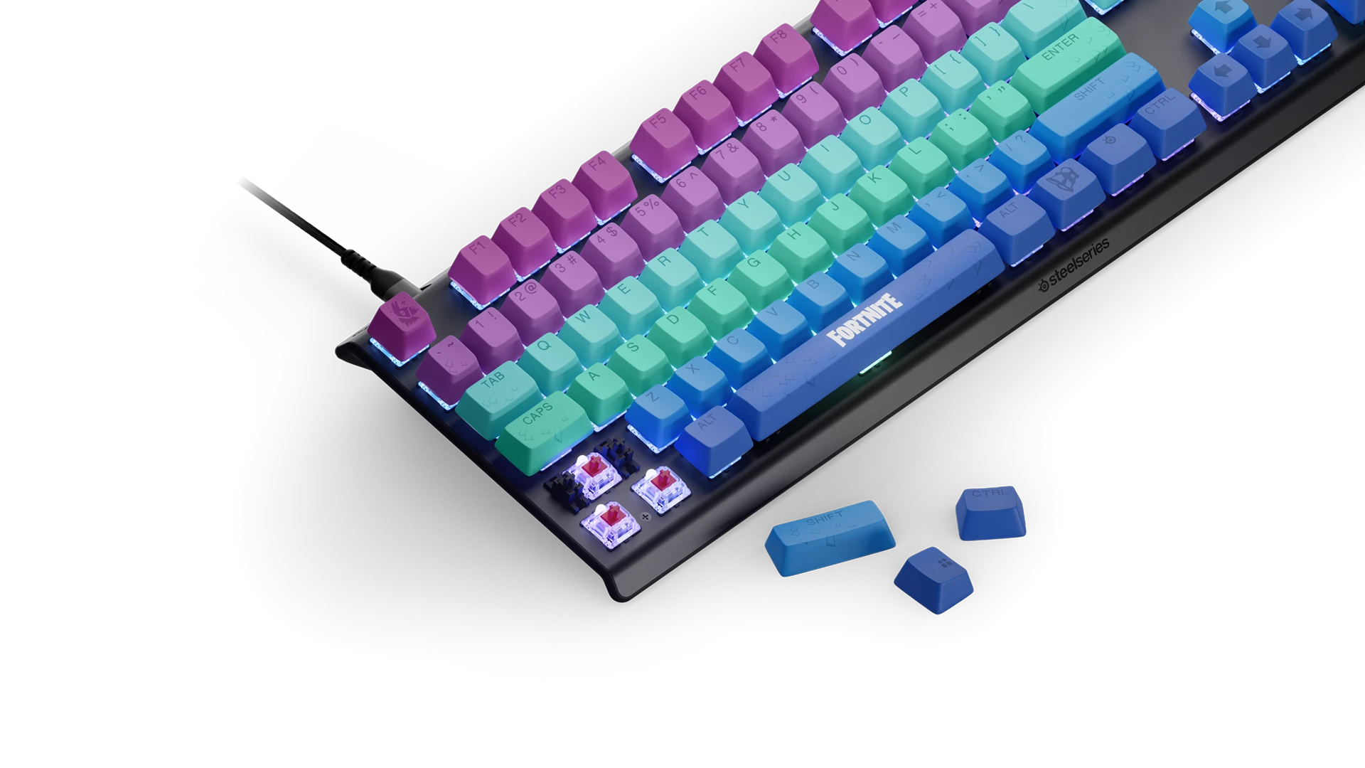 PBT Keycaps - Fortnite Supply Llama Edition