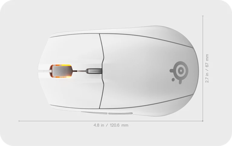 SteelSeries Rival 3 Gen 2 無線電競滑鼠 - White 白色
