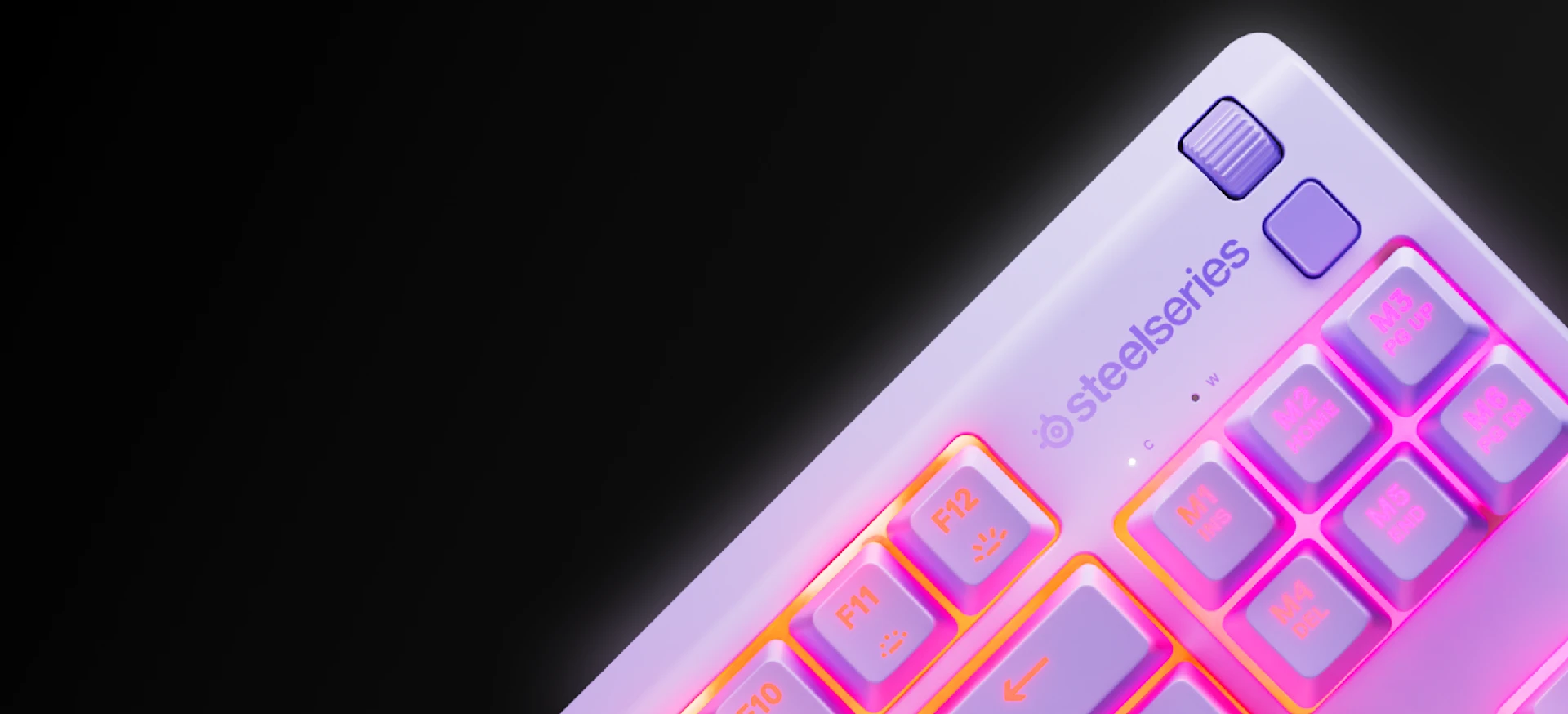 close up image of Apex 3 TKL keyboard