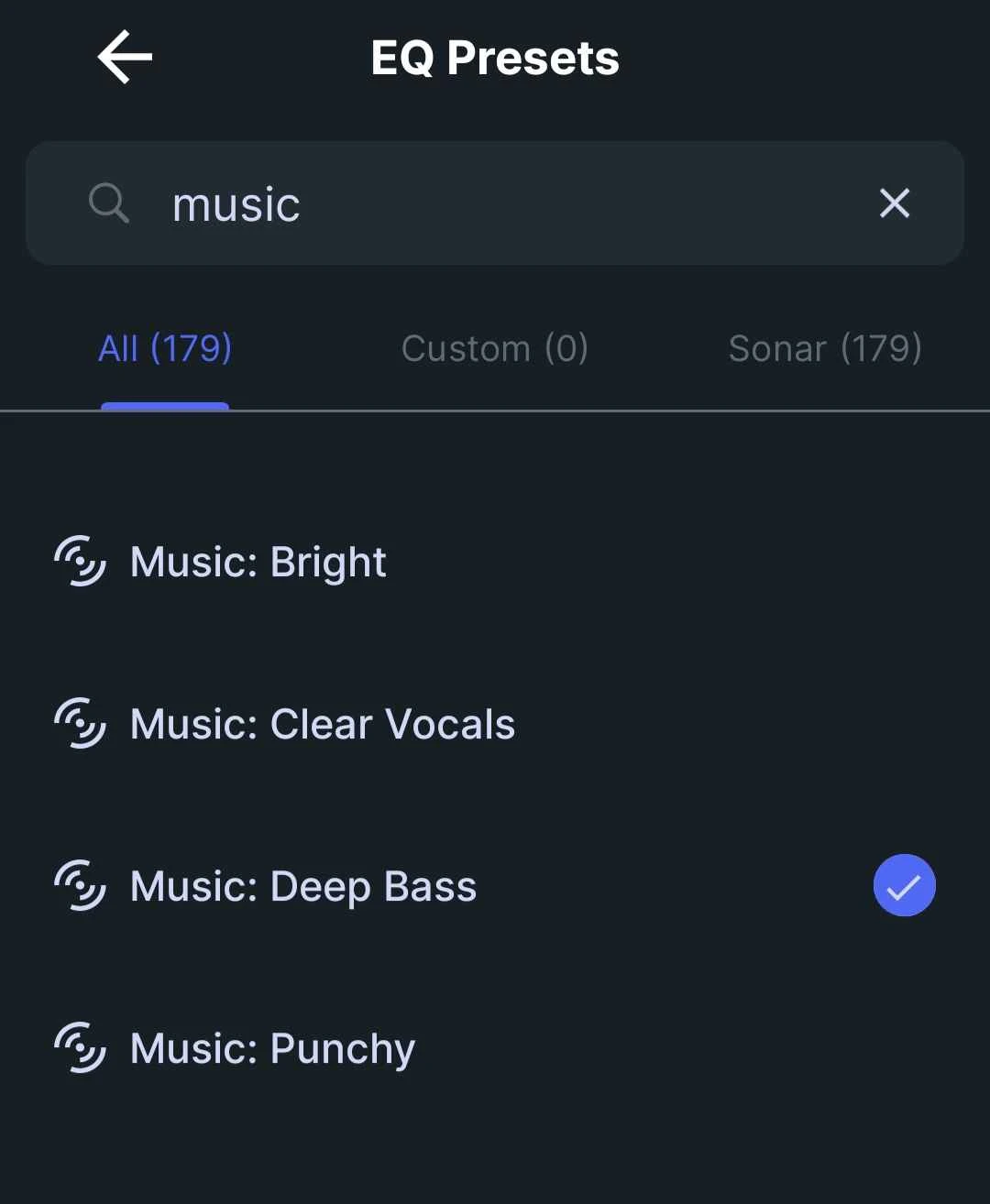 Screenshot from Companion App.