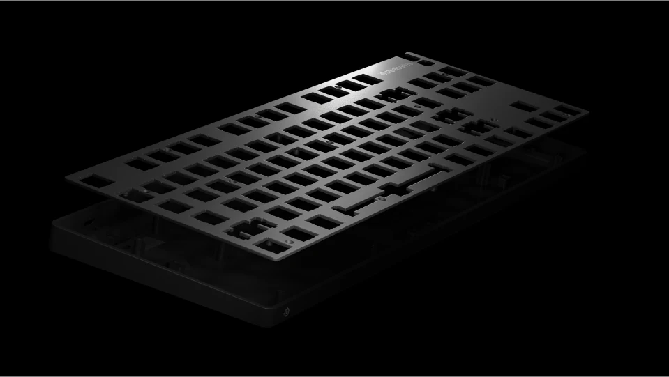 placa de aluminio para teclado Apex 9