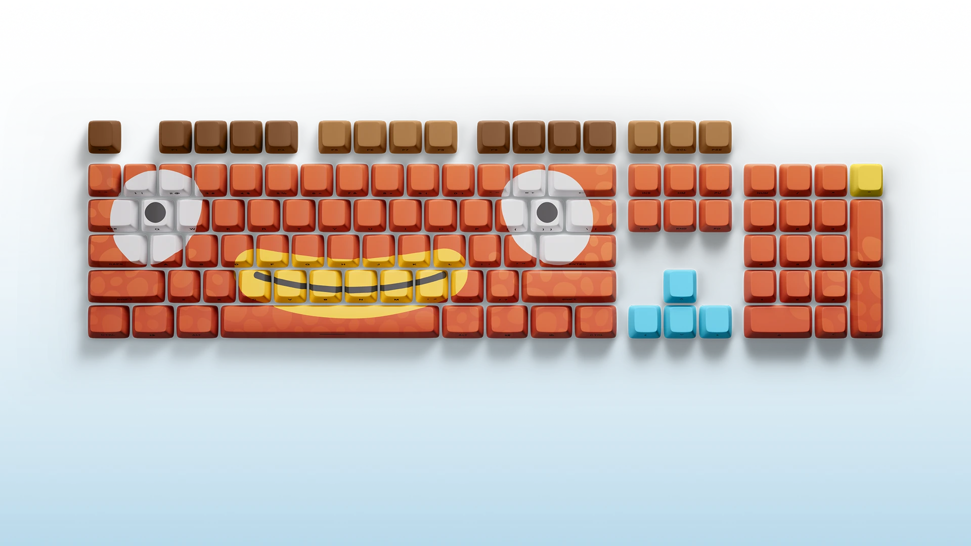 PBT Keycaps - Fortnite Fishstick Edition