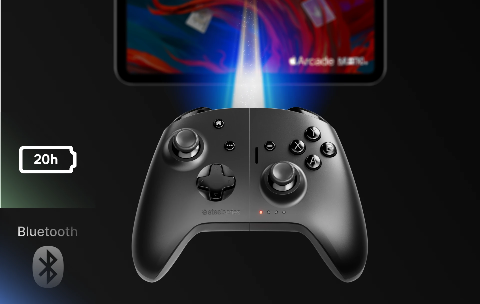 Ελεγκτής Nimbus Cloud συνδεδεμένος ασύρματα στο iPad 