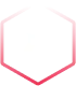 A red hexagon contains a simple, white silhouette of a modern semi-automatic pistol.