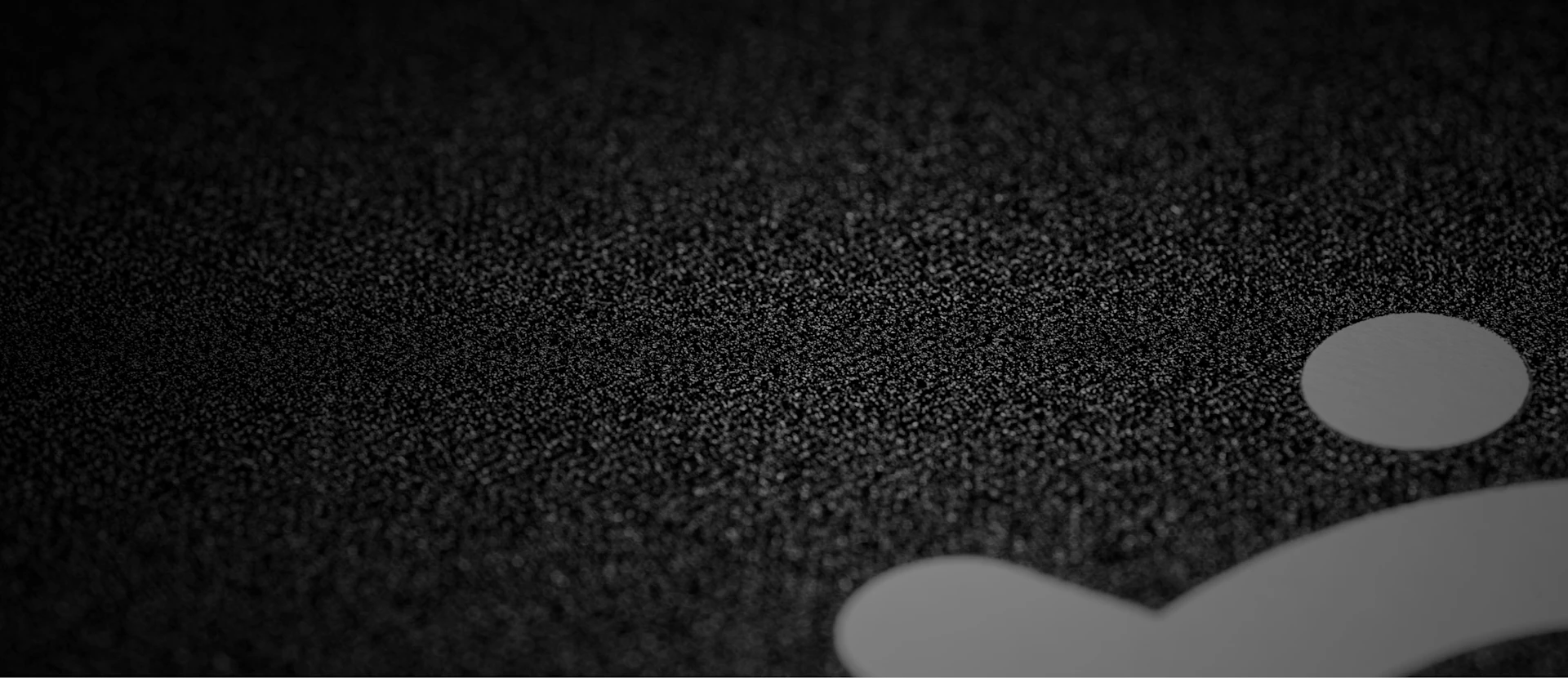 visible texture of the mousepad