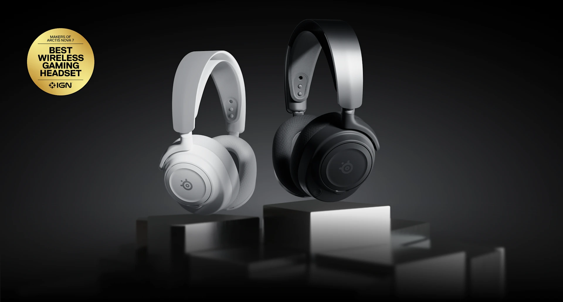 arctis nova 7 gen 2 in black and white versions