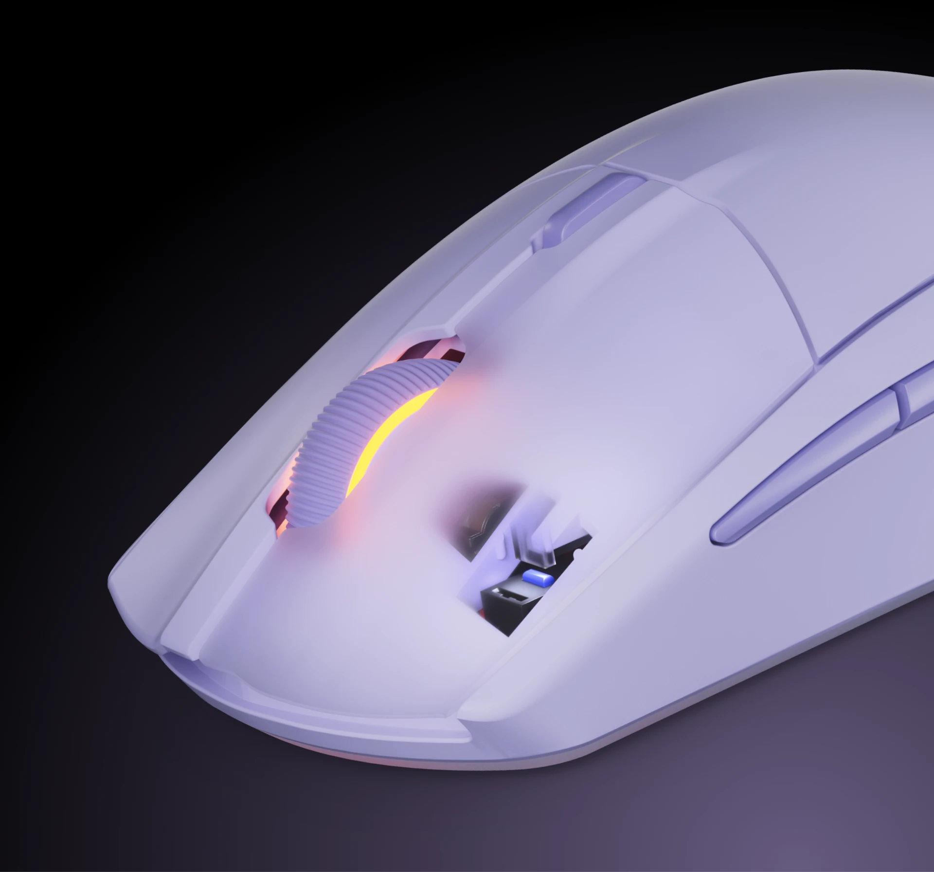Koyu arka plan üzerinde Rival 3 Kablosuz Gen 2 fare