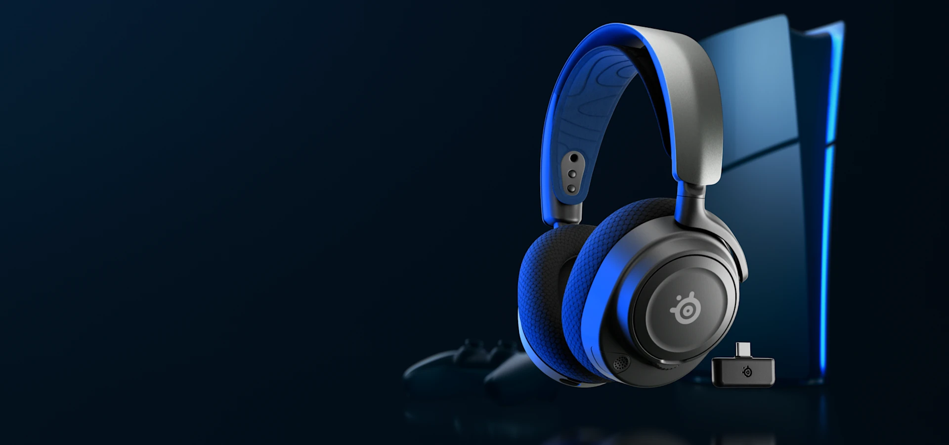 Cabezal Arctis Nova 7 PS NEGRO nueva generación