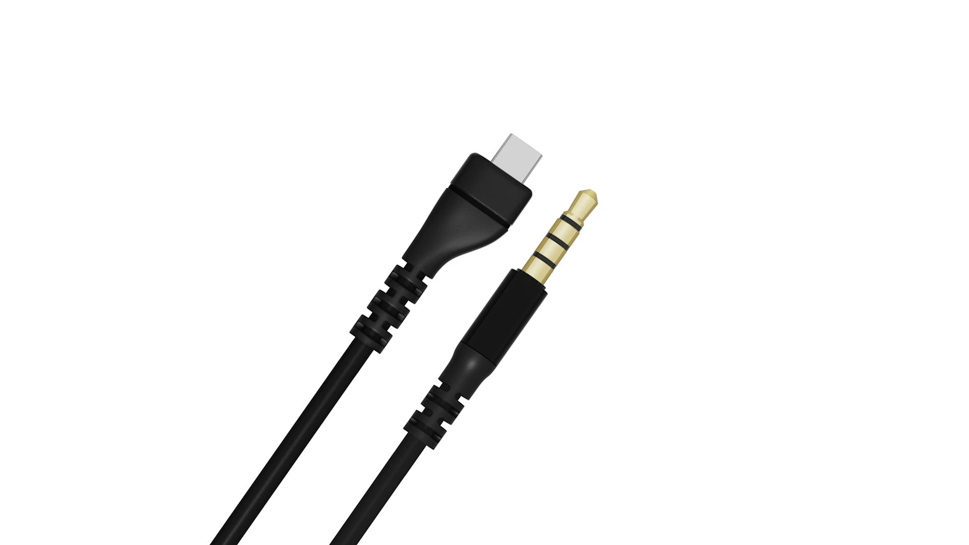 Primer plano del cable de los auriculares Arctis Prime