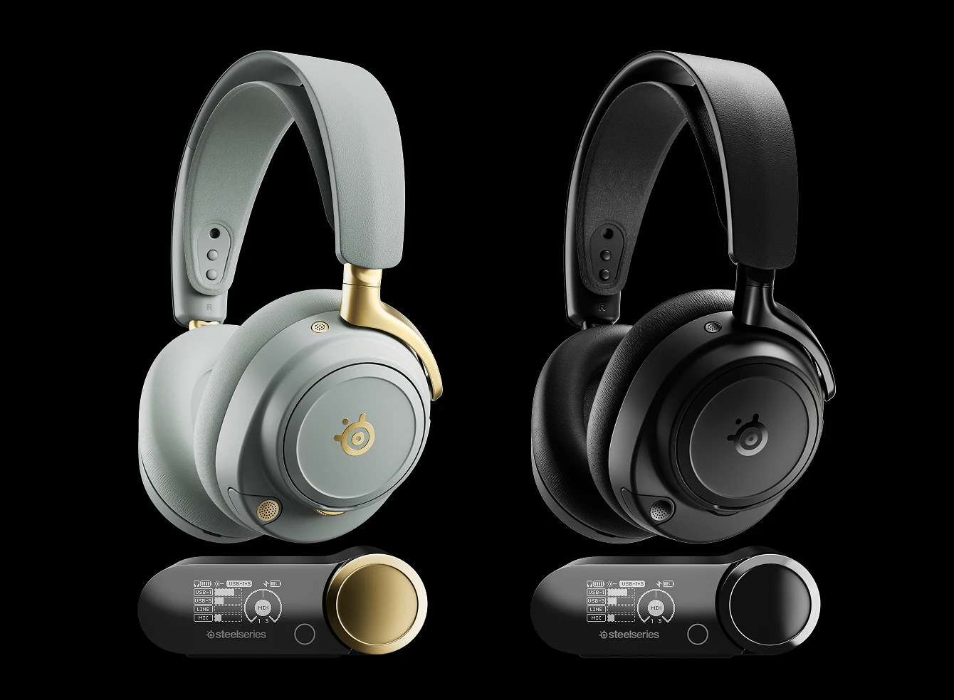 Tanto Arctis Nova Elite Sage oro y obsidiana Negro