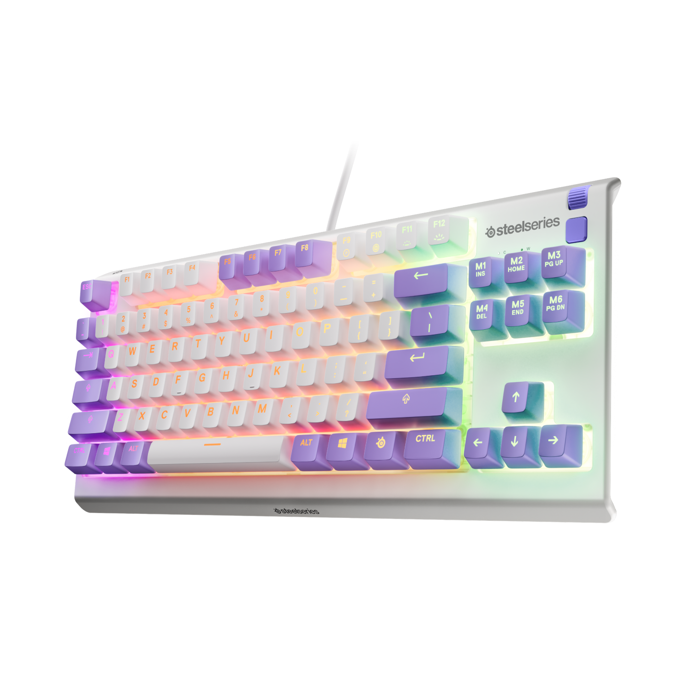 SteelSeries Apex 3 TKL Gaming Keyboard | Amethyst