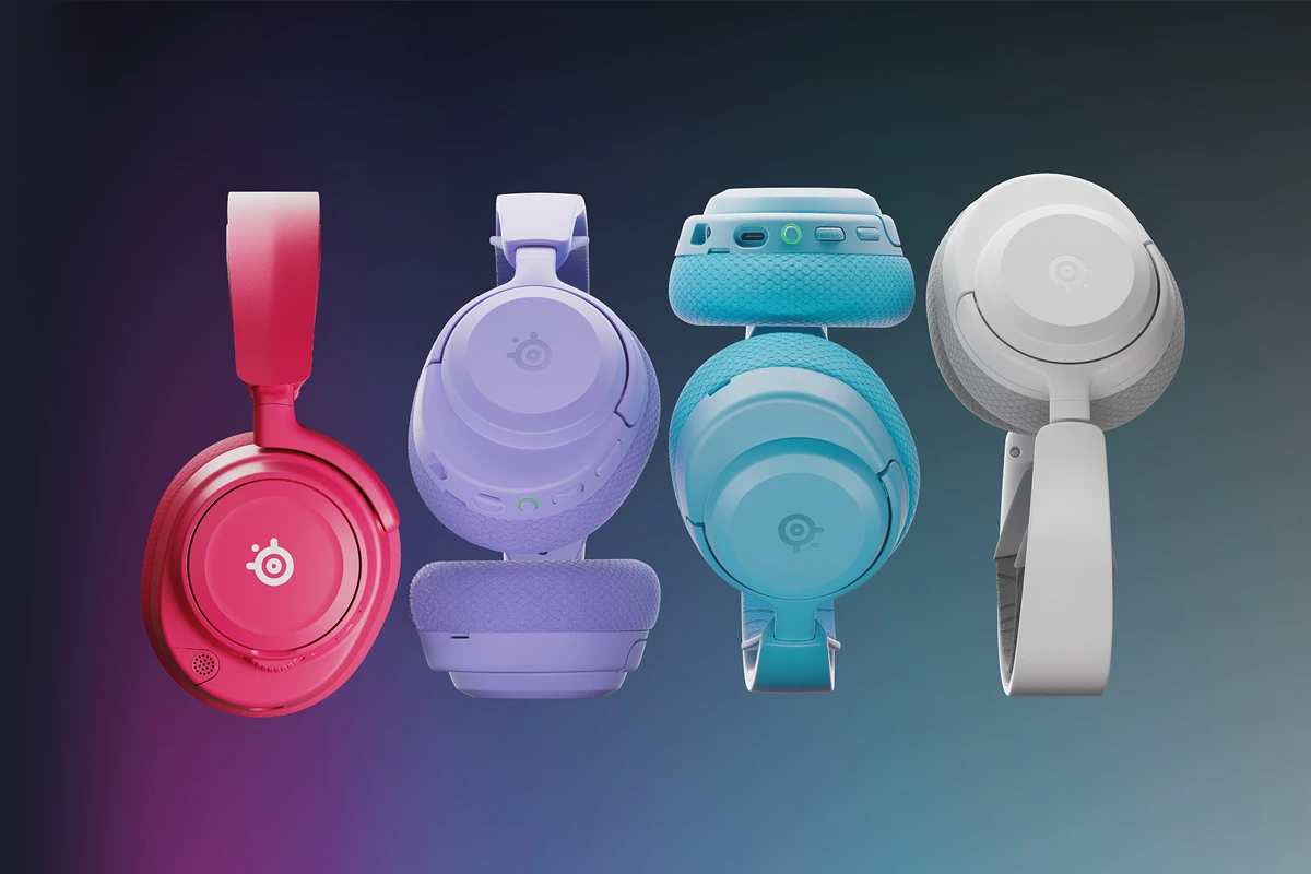 An image of Nova headsets in assorted colors.