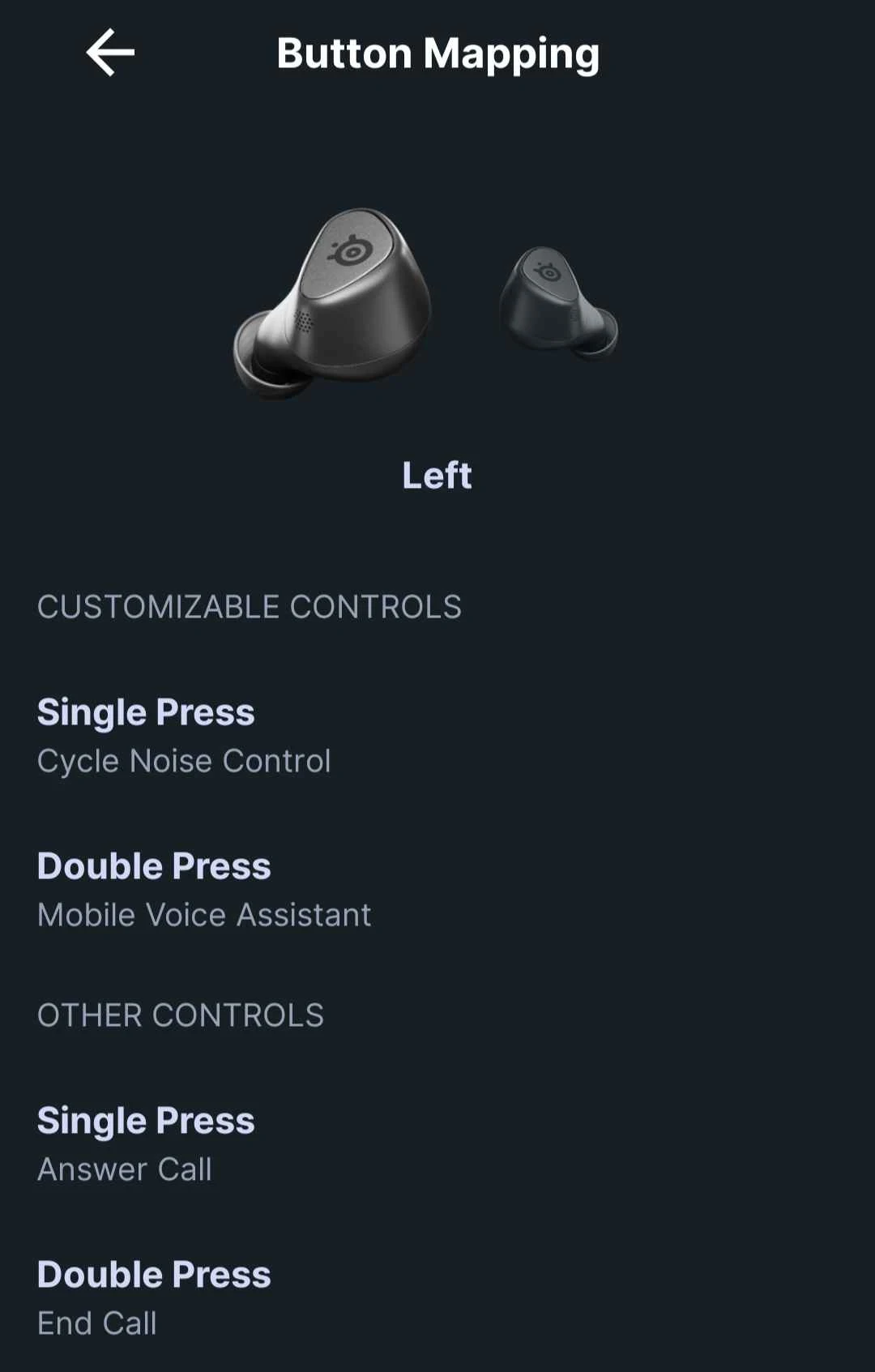 Screenshot from Companion App.