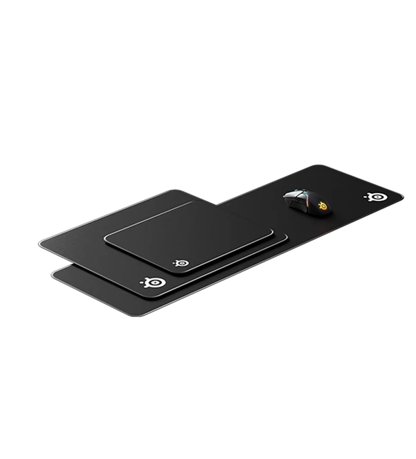 qck edges mousepads stacked on top of eachother.