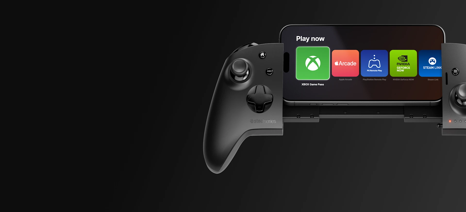 Nimbus Cloud controller with smartphone attached