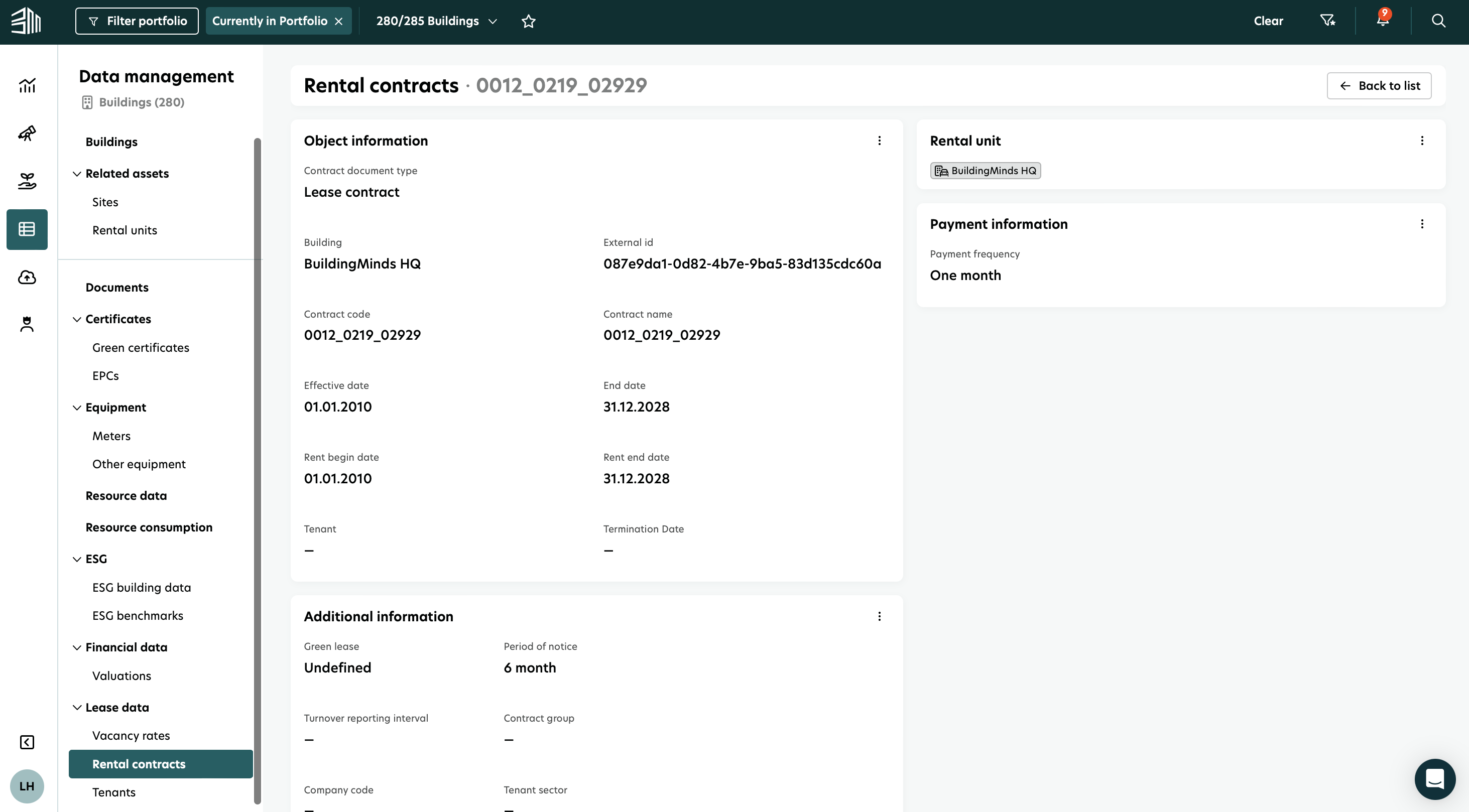 display rental contract