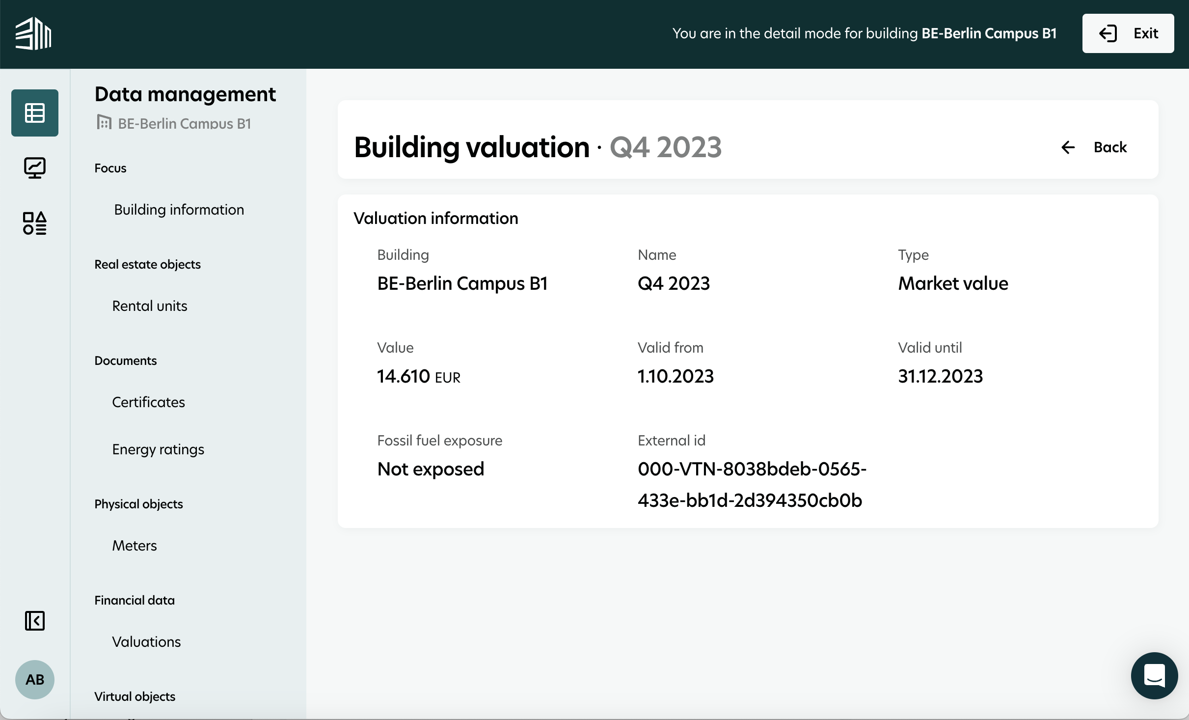 Display Valuation