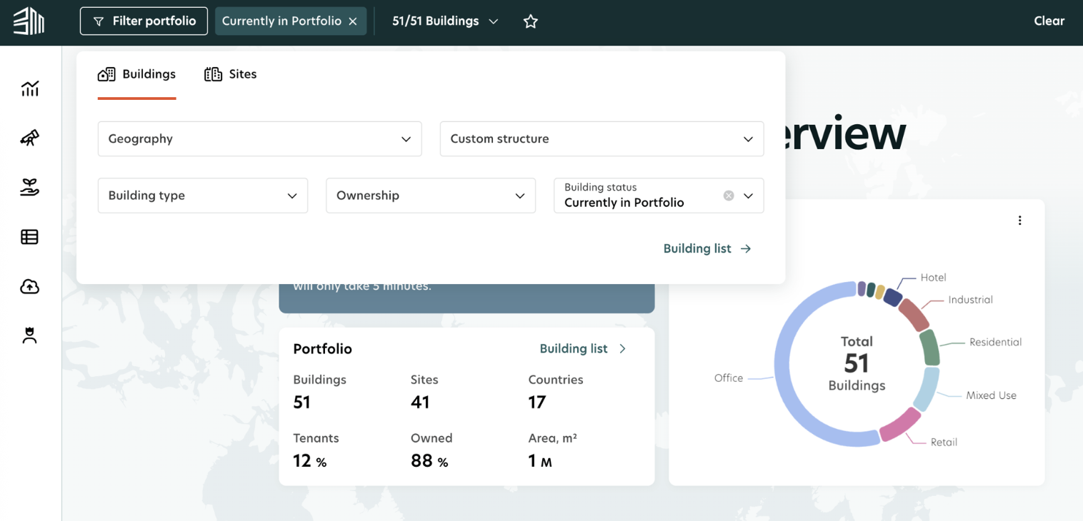 New design | General - Portfolio filters