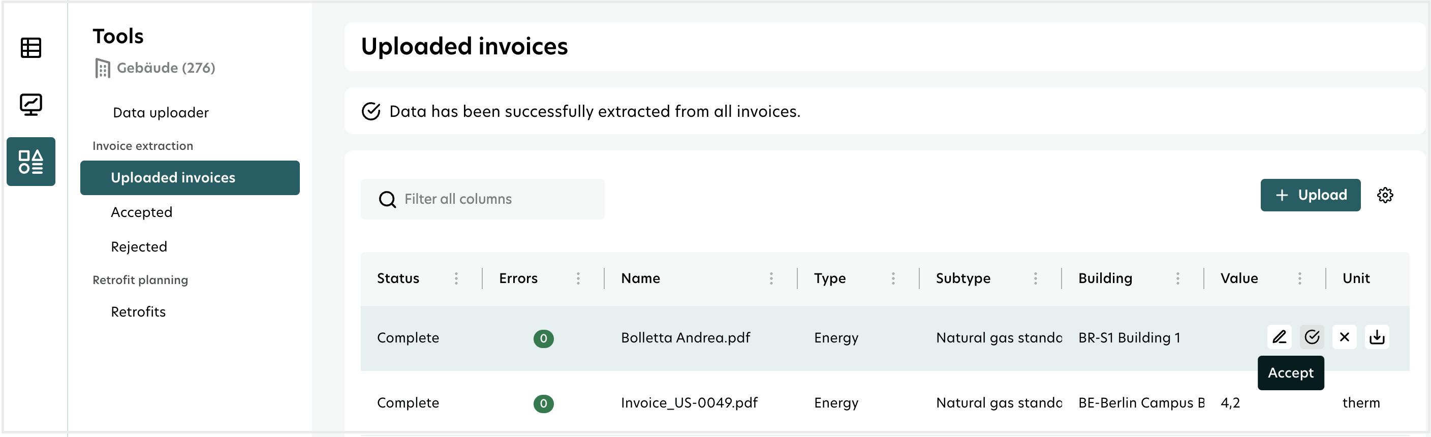 Accepted Invoice