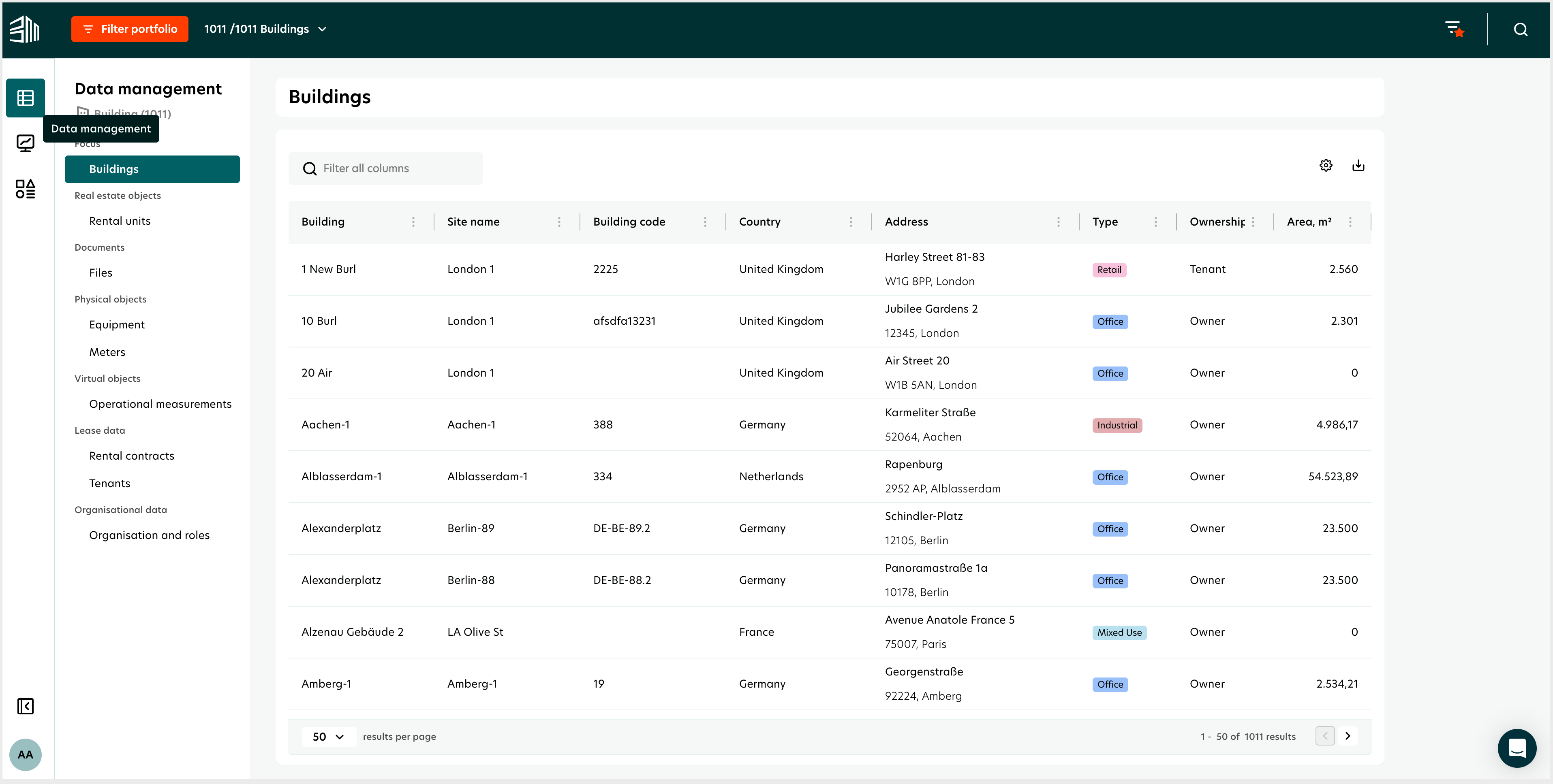 Access Data management