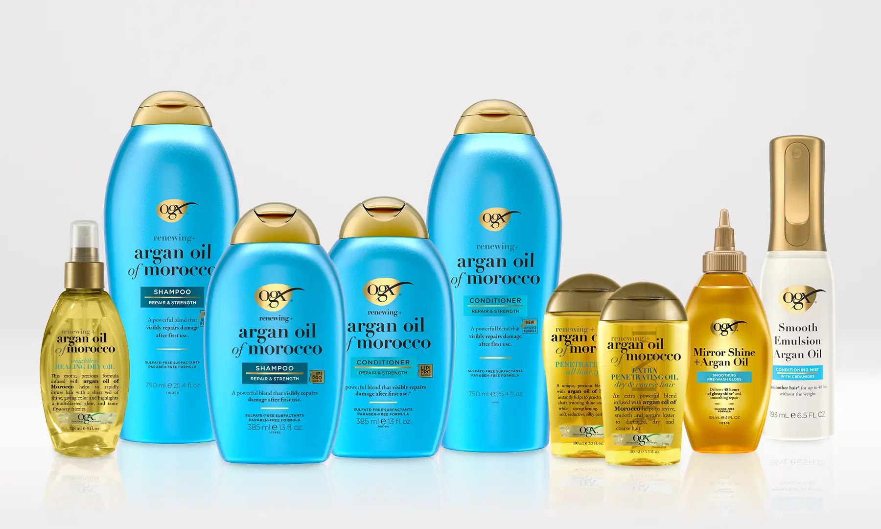 OGX® Argan Oil of Morocco Product line
