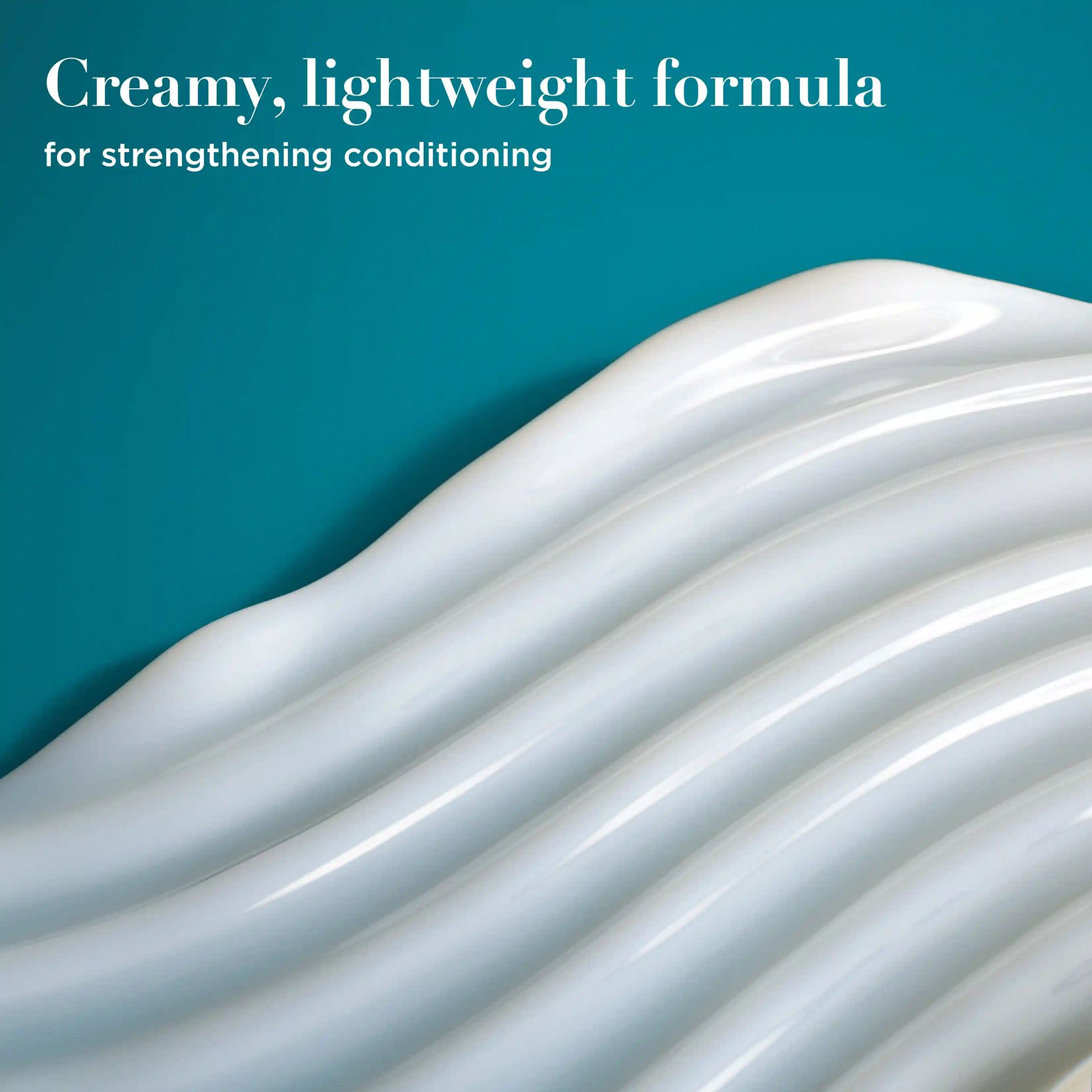 ProGrowth + Peptide Conditioner texture and consistency. Creamy lightweight formula for strengthening conditioning