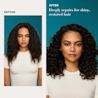 OGX® Hair Before and After of and Renewing + Argan Oil of Morocco Extra Penetrating Oil
