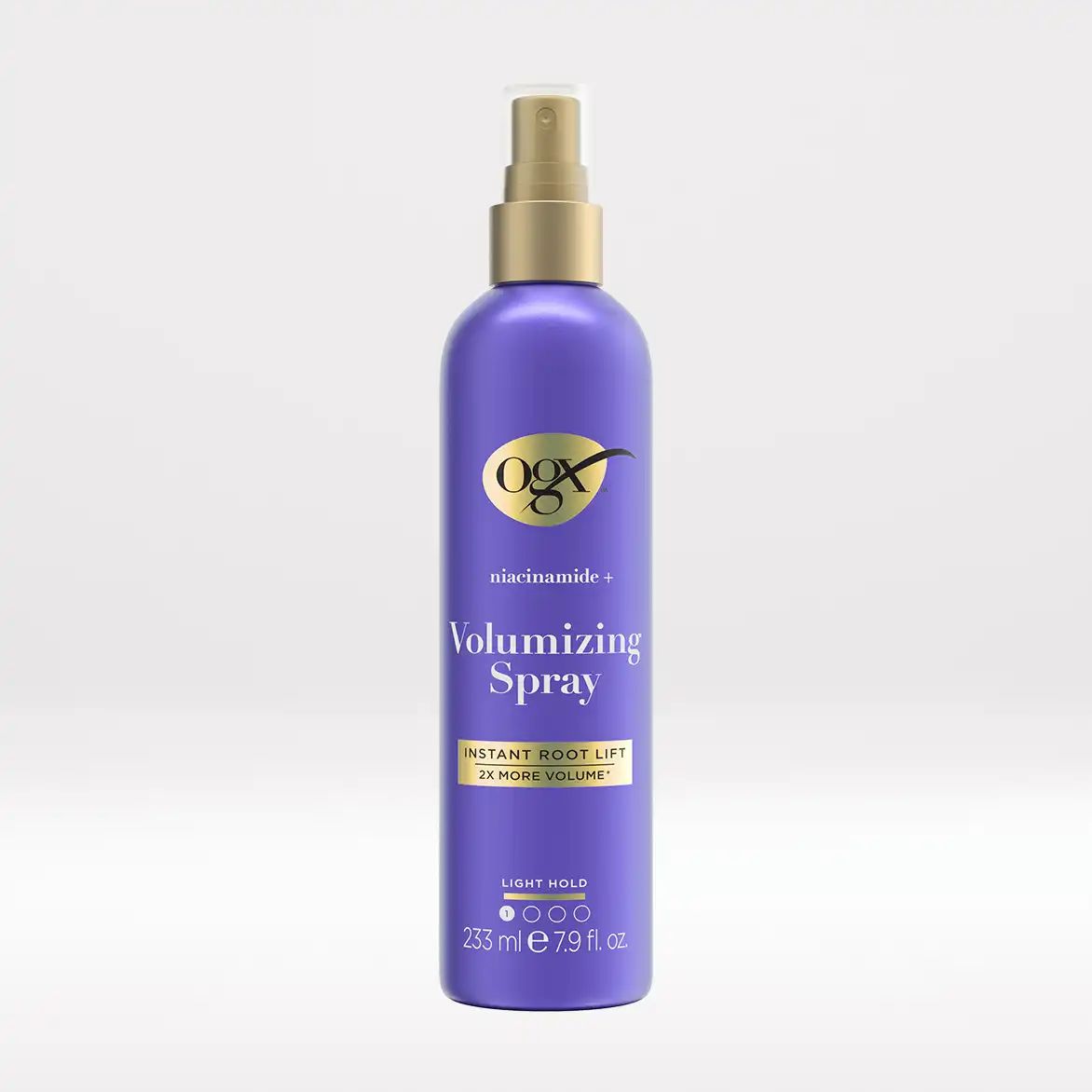 Volumizing Spray Front of Packaging