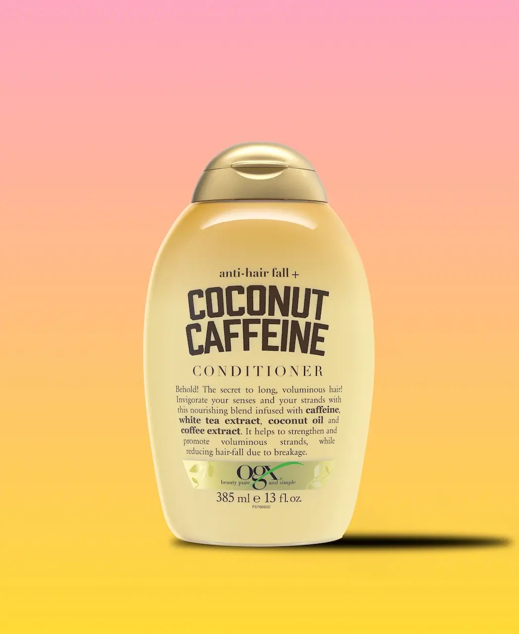 [DISCONTINUED] Coconut Caffeine Strengthening Conditioner Front of Packaging
