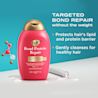 OGX® Bond Protein Repair shampoo coral bottle targeted bond repair without weight