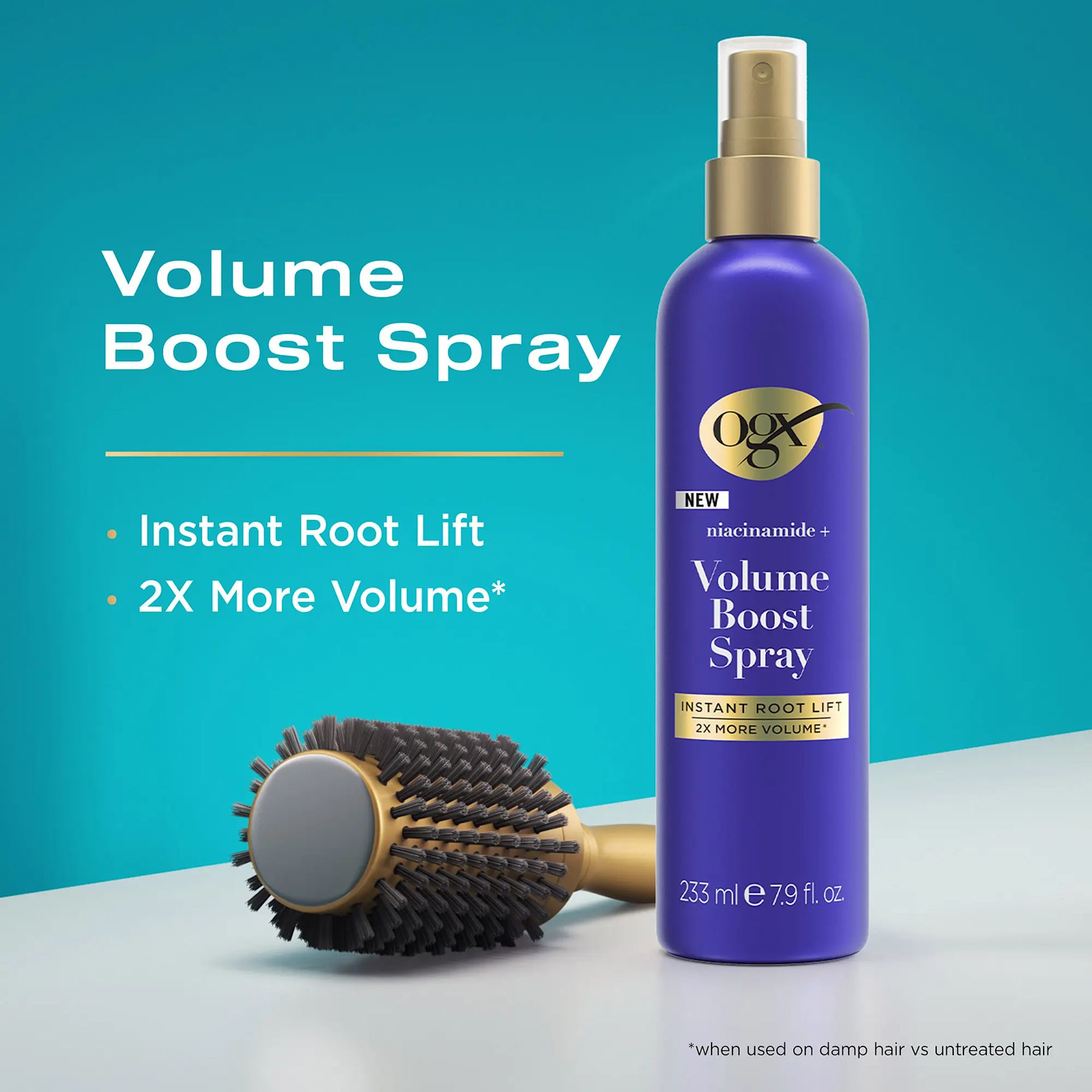 OGX Biotin & Collagen Niacinamide + Volume Boost Spray 233ml | OGX® Beauty