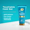 Touchable Hold Gel Product Benefits: 24 hour definition, frizz control, and infused with oxidants