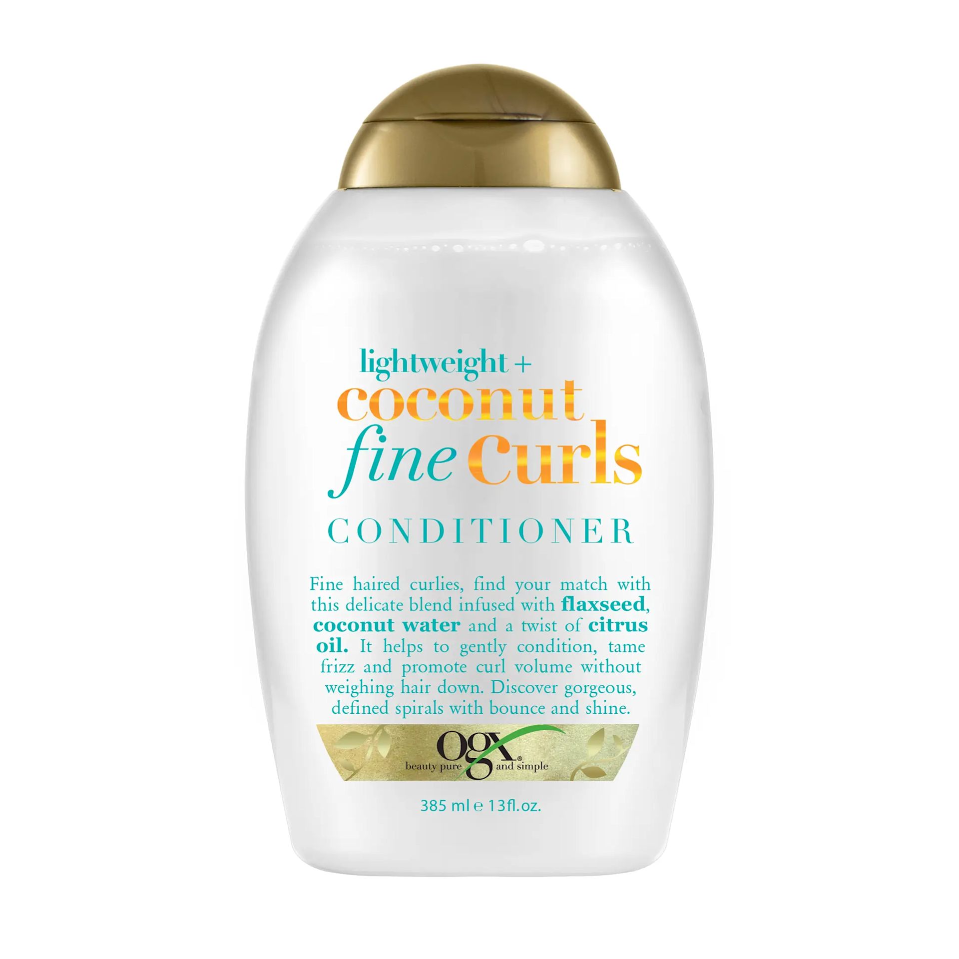 Coconut Fine Curls Conditioner Front of Packaging