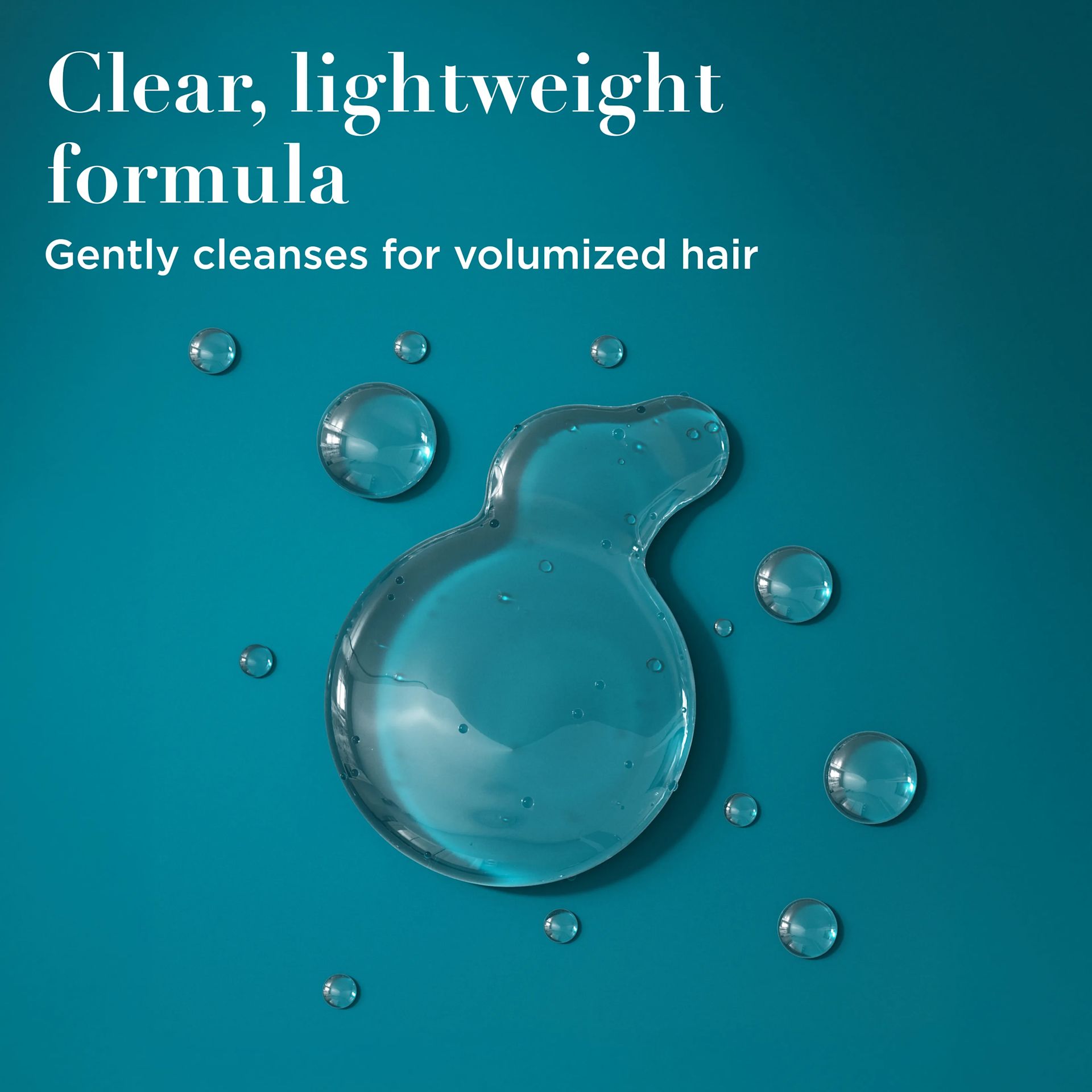 Biotin and Collagen Shampoo Texture and Consistency. Clear, lightweight formula gently cleanses for volumized hair