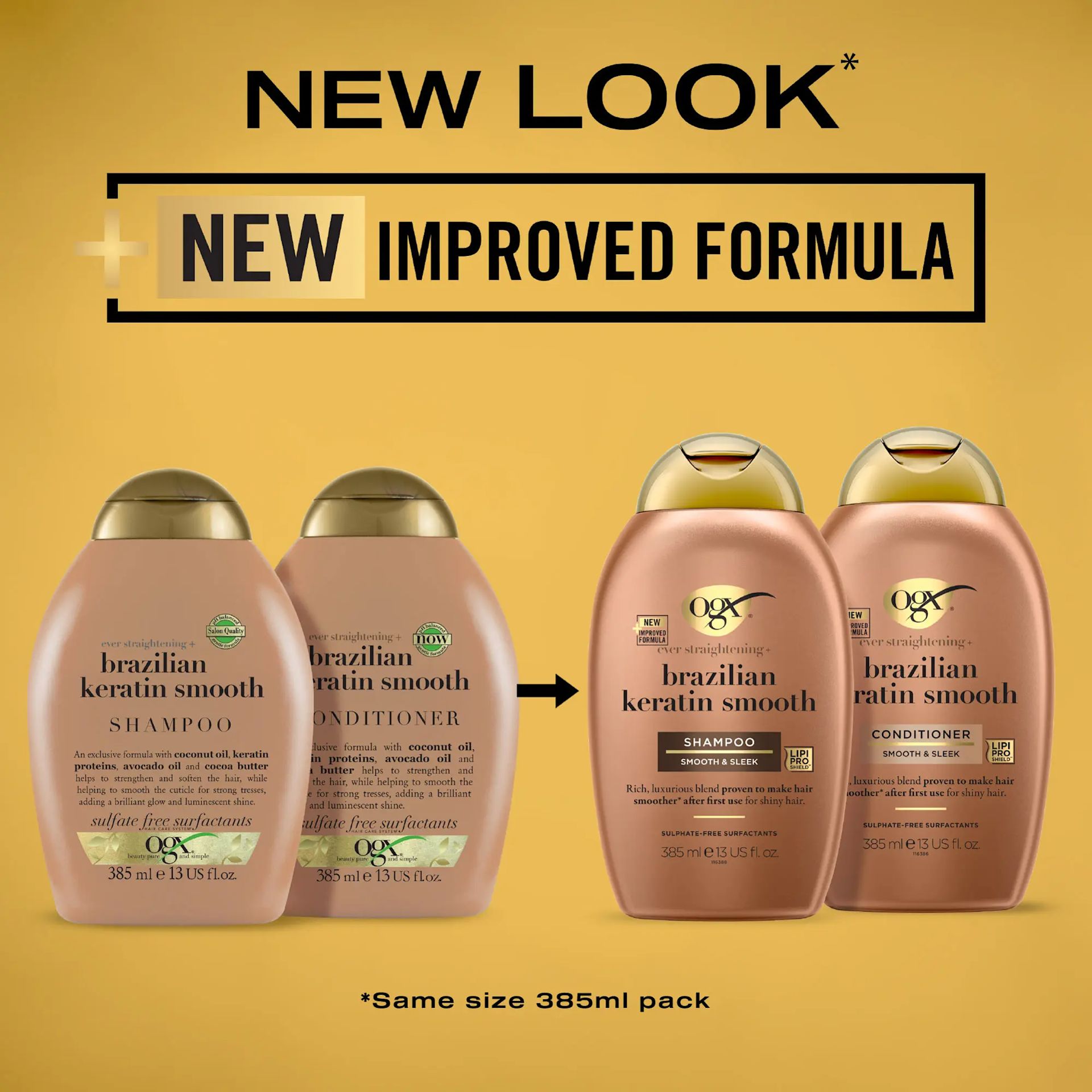 Brazilian keratin Smooth Shampoo | OGX® Beauty