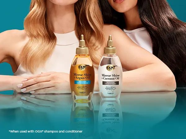 OGX EMEA UK Mirror Shine +Argan Oil Pre-Wash Gloss 118ml SI07