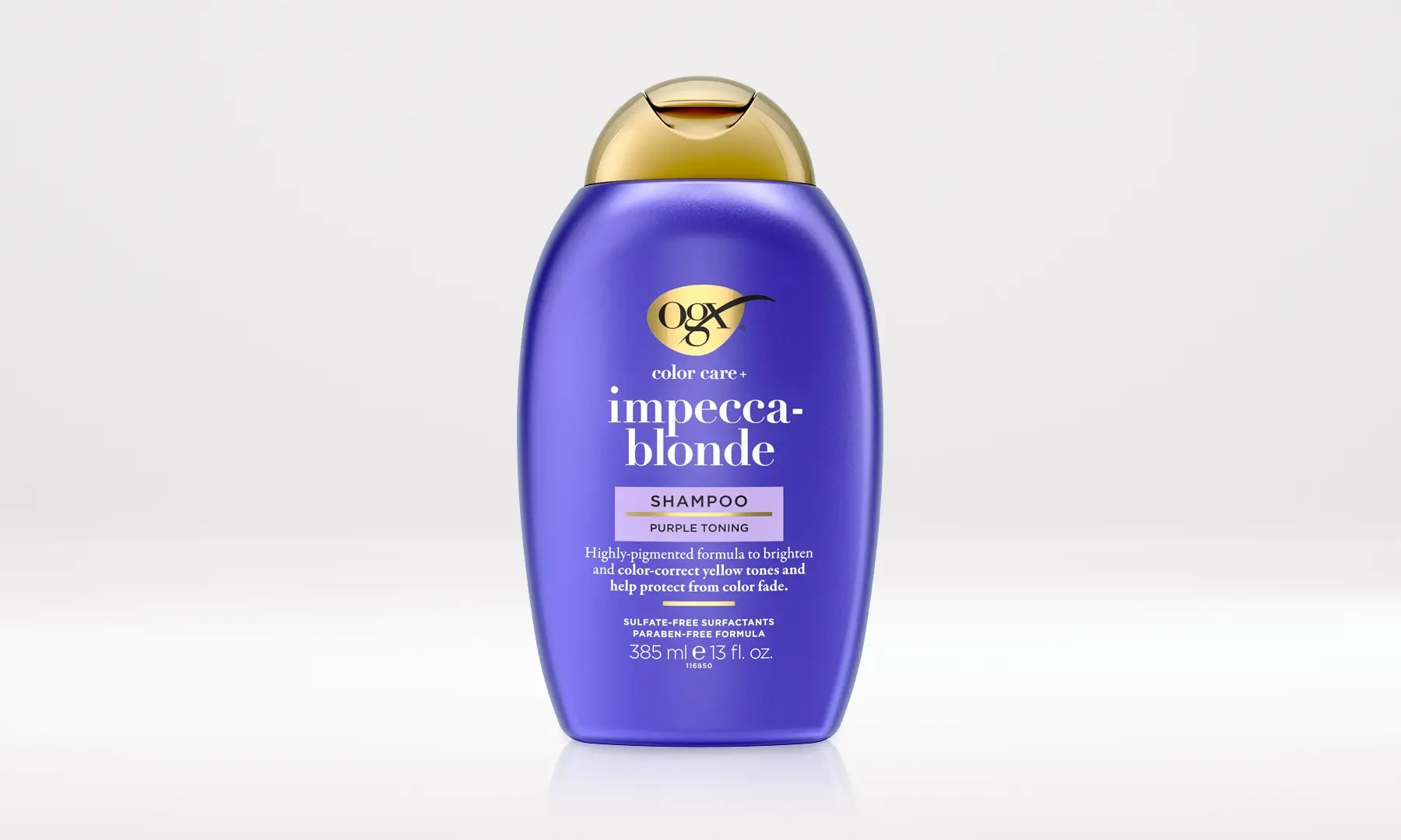 OGX® Impecca Blonde Purple Toning Product line