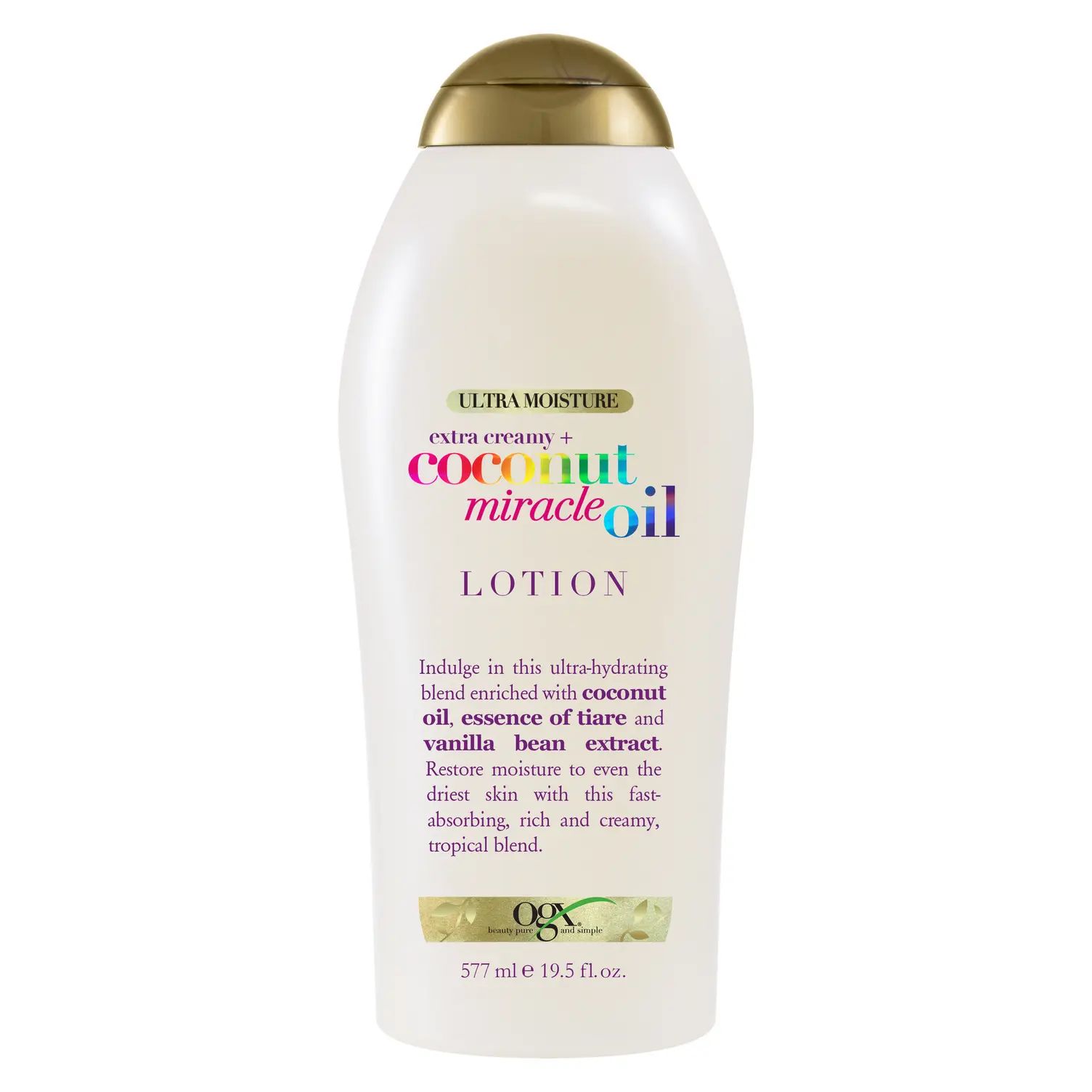Coconut Miracle Oil Ultra Moisture Lotion Front of Packaging