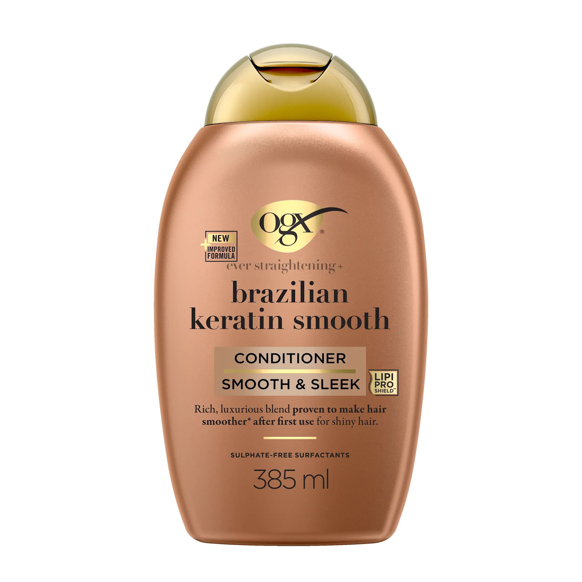OGX Brazilian Keratin Smooth Conditioner for Dry Hair, 385ml