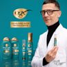 ProGrowth + Peptide Product line developed with trichologists. Image displaying trichologist holding ProGrowth Products