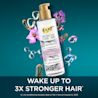Enhanced digital image of OGX® Rescue Fusions® Deep Recovery Overnight Treatment 125 mL pump bottle.