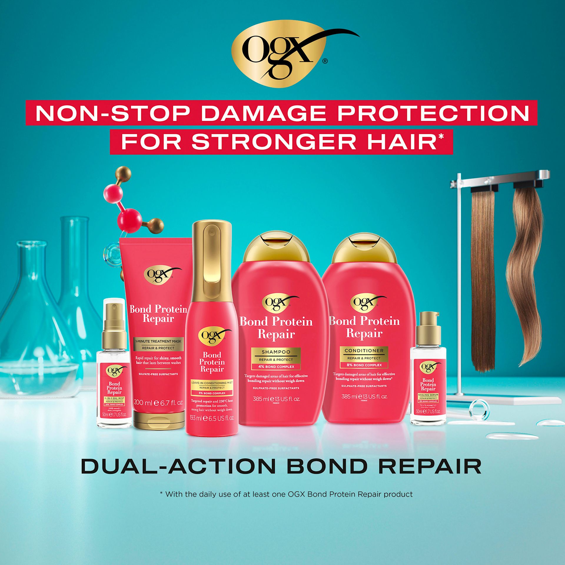 Bond Protein Repair Lightweight Shampoo | OGX® Beauty